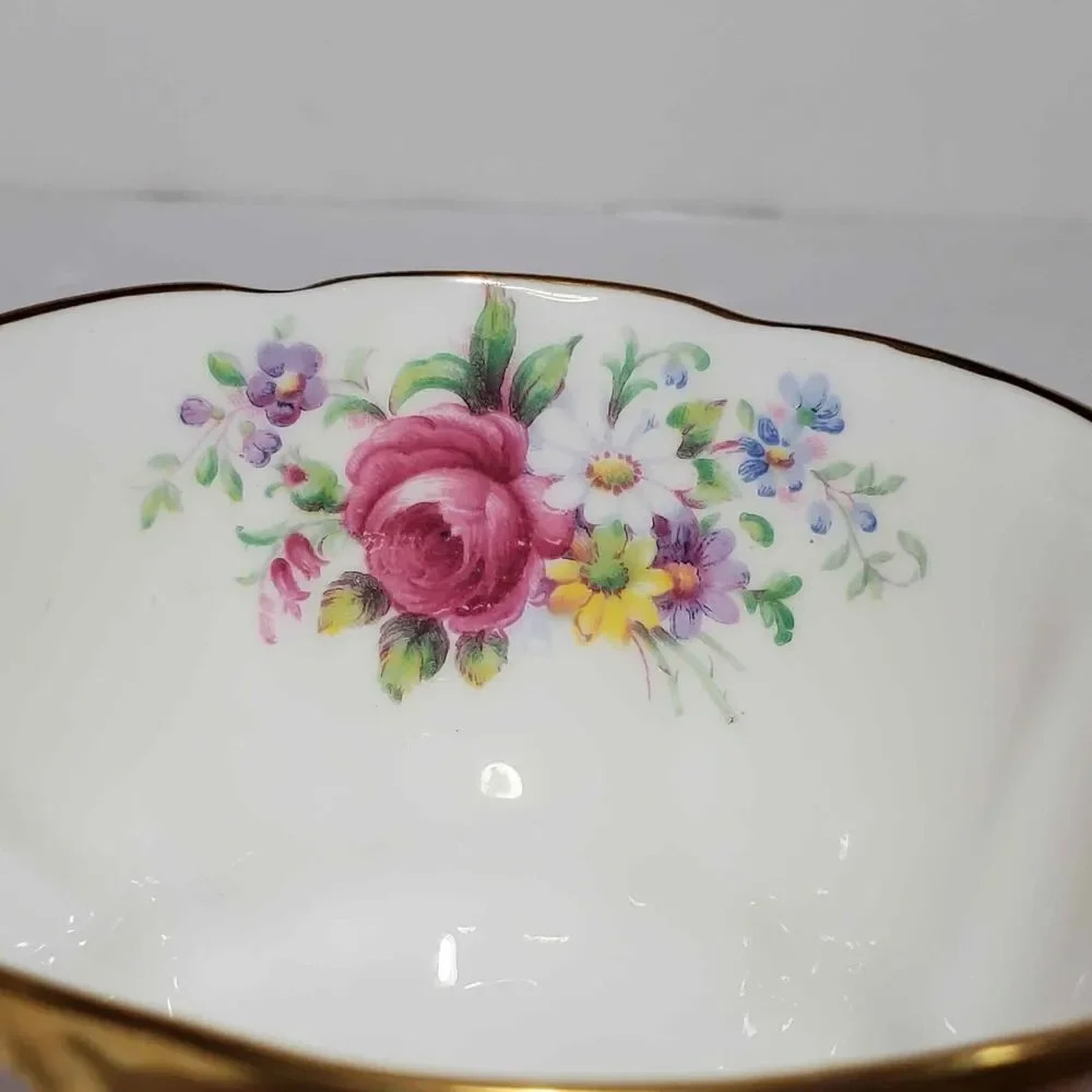 Paragon Teacup and Saucer Pink Floral Vintage